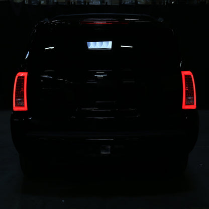 Ronnin - Compatible con Chevy Tahoe Suburban 2015-2020. Par de luces traseras LED de repuesto mejoradas | Rojo