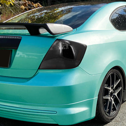 Ronnin - Compatible con Scion tC 2004-2010 Par de luces traseras LED integradas con señal de giro y freno de repuesto mejoradas | Negro ahumado