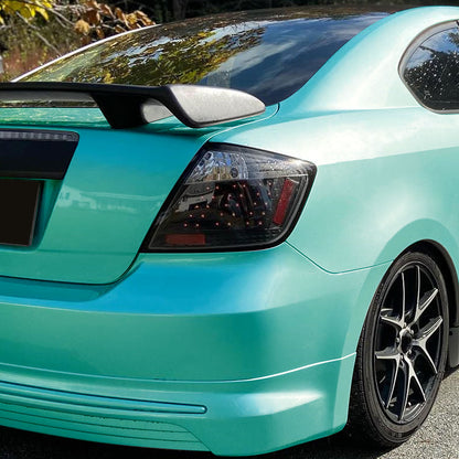 Ronnin - Compatible con Scion tC 2004-2010 Par de luces traseras LED integradas de freno y direccionales de repuesto mejoradas | Negro