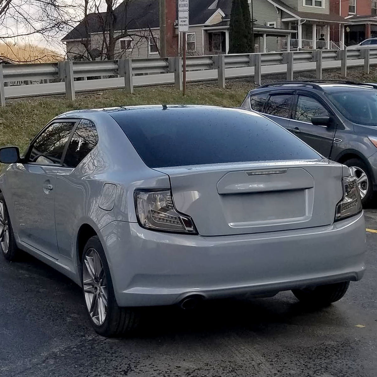 Ronnin - Se adapta a 2011-2013 Scion tC Par de luces traseras LED de tubo de repuesto | Ahumado