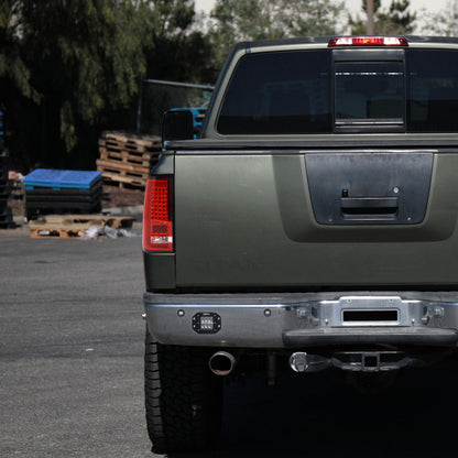 Ronnin - Se adapta a Nissan Titan 2004-2015 Luces traseras con tubo LED, señales de freno e intermitentes integradas, par | Rojo