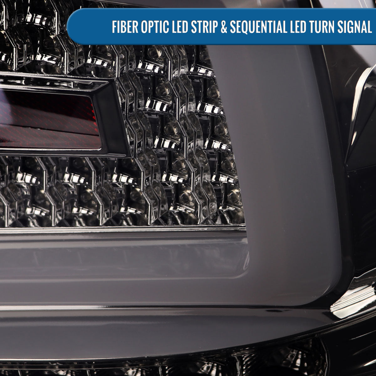 Ronnin - Compatible con Subaru Impreza WRX STI 2008-2014, faros traseros LED completos de actualización US Spec con intermitentes secuenciales, juego de 2 | Ahumado