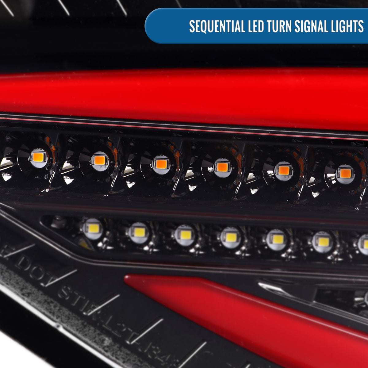 Ronnin - Se adapta a Subaru Impreza Special Edition 2008-2014, luces traseras LED completas mejoradas, montaje de señales de giro secuenciales, par | Negro brillante