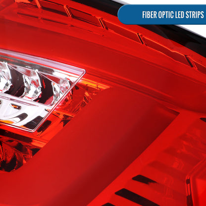 Ronnin - Compatible con Subaru Impreza Edición Especial 2008-2014, Luces Traseras Full LED Mejoradas, Par de Conjuntos de Intermitentes Secuenciales | Rojo