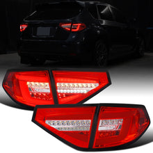 Ronnin - Fits 2008-2014 Subaru Impreza Special Edition Upgrade Full LED Tail Lights Sequential Turn Signals Assembly Pair | Red