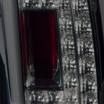 Ronnin - Compatible con GMC Yukon XL Denali 2015-2020, intermitentes y luces de freno LED integrados, conjunto de luces traseras de tubo (par) | Negro Ahumado