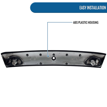 2003-2005 Chevy Cavalier Upgrade Rear Trunk Lid Center Tail Light Panel Assembly Replacement Piece | Black