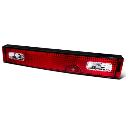 1989-1994 Nissan 240SX S13 Rear Trunk Lid Center Tail Light Panel Assembly Replacement Piece | Red