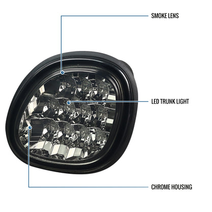 Ronnin - Compatible con Lexus GS300 GS400 GS430 1998-2005 Par de luces traseras LED para maletero | Ahumado