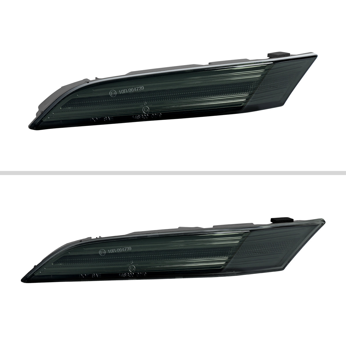 Ronnin - Compatible con Porsche 911 992 Carrera Targa Turbo GT3 Sport Classic 2019-2025 Luces de intermitente secuenciales LED de guardabarros laterales Luces de parachoques de la serie | Ahumado