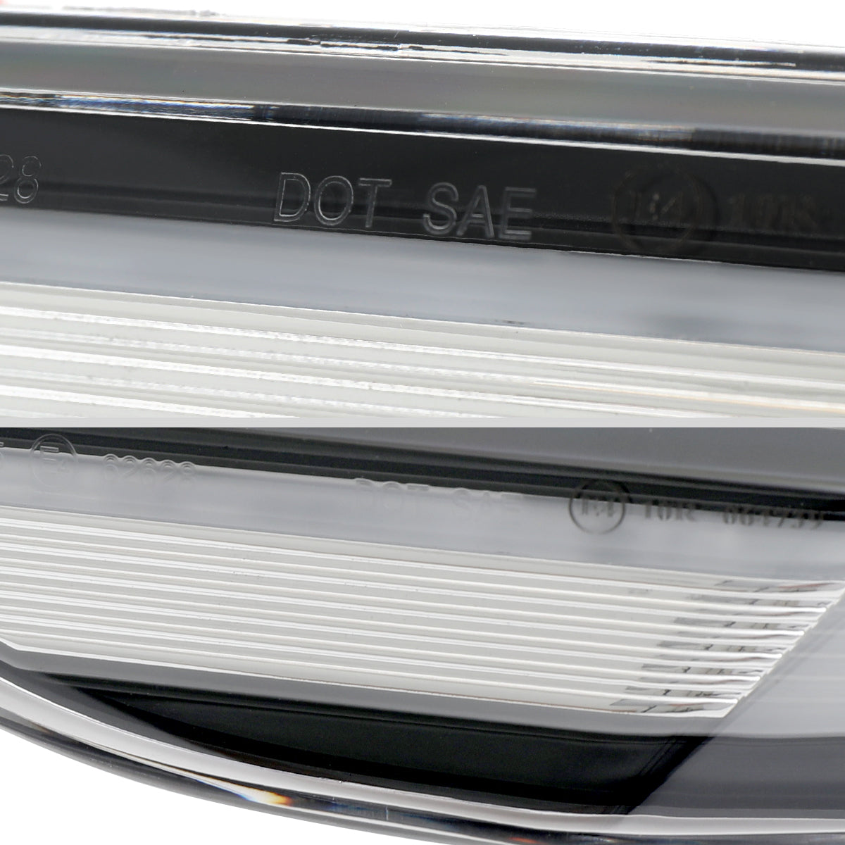 Ronnin - Se adapta a 2012-2025 Porsche 911 Boxster Cayman Luces direccionales secuenciales LED Luces de posición laterales Par de montaje | Negro