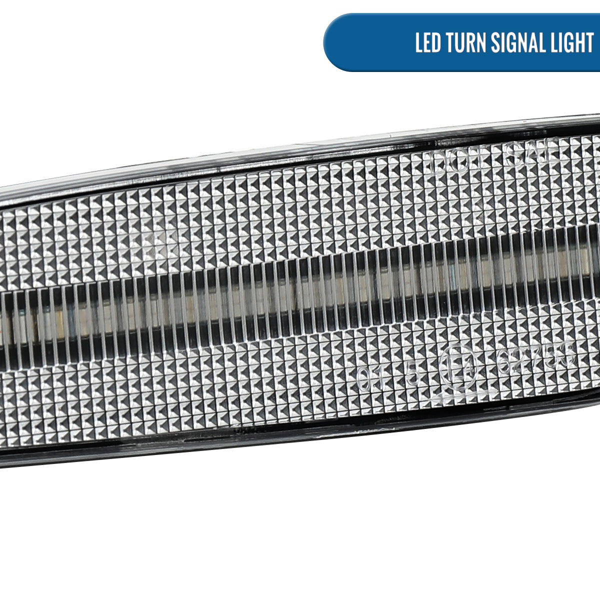 Ronnin - Se adapta a Porsche Cayenne 2015-2018 Conjunto completo de luces LED de parachoques delantero y lateral (par) | Transparente
