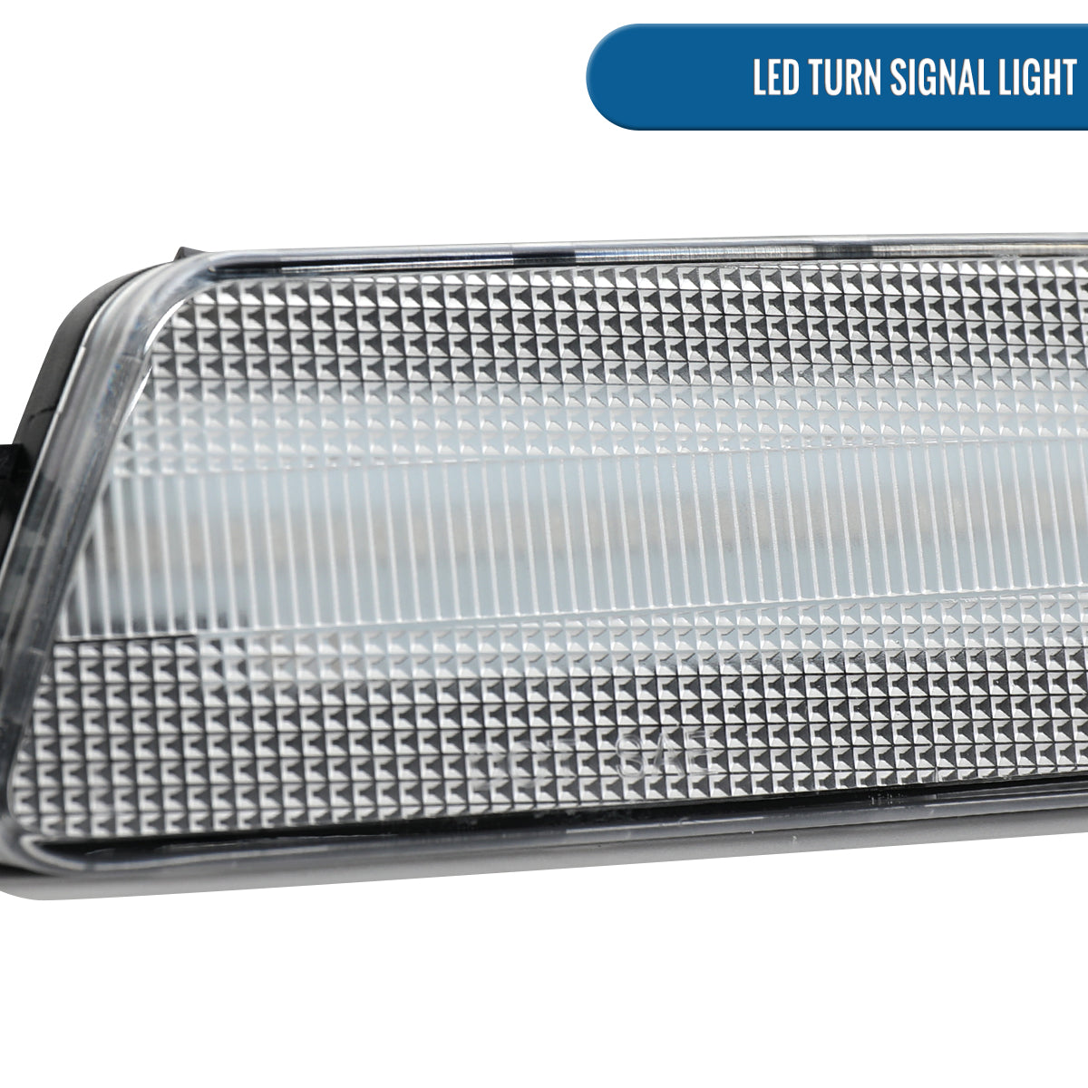 Ronnin - Compatible con Porsche Macan 2014-2022 Luces de posición laterales LED delanteras de parachoques. Par | Transparente