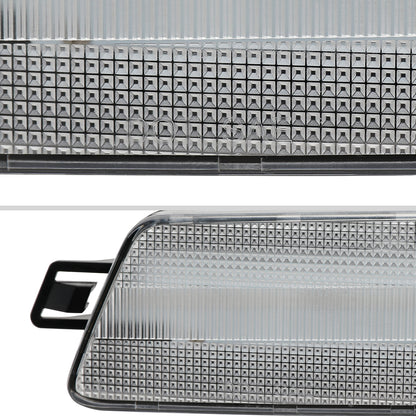 Ronnin - Compatible con Porsche Macan 2014-2022 Luces de posición laterales LED delanteras de parachoques. Par | Transparente