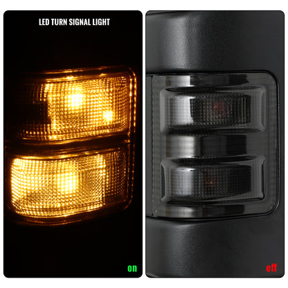 2008-2016 Ford F250 F350 F450 F550 Power Adjustable Power Heated Manually Fold and Telescope Towing Mirrors Pair
